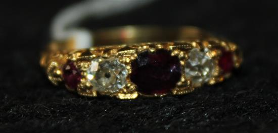 Ruby & diamond ring